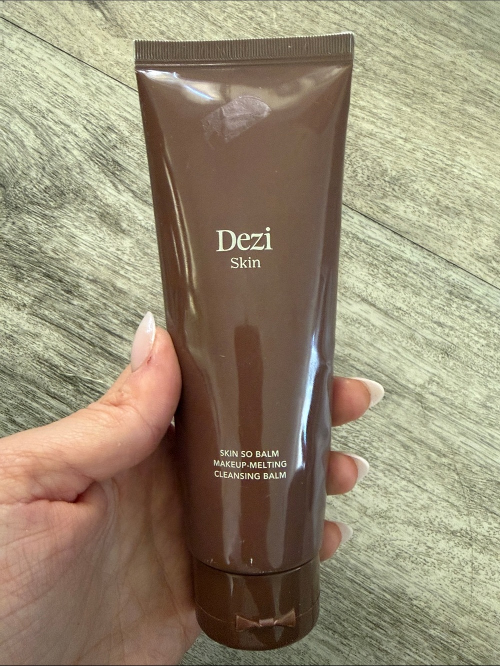 DEZI Skin Makeup-Melting Cleansing Balm — Brown Tube